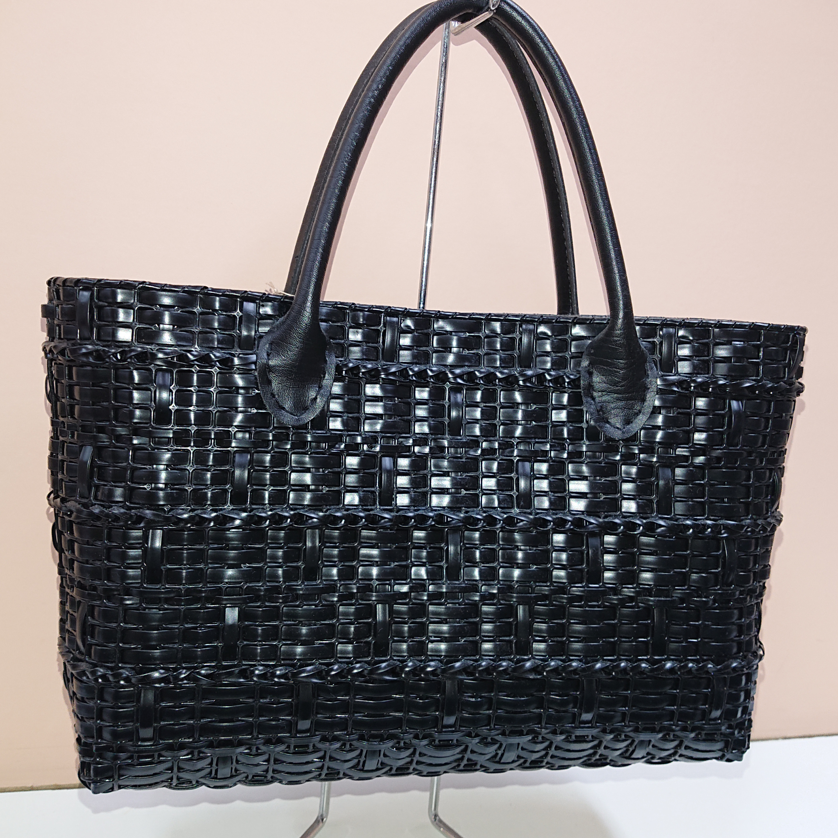 オリジナル手作りバック黒②