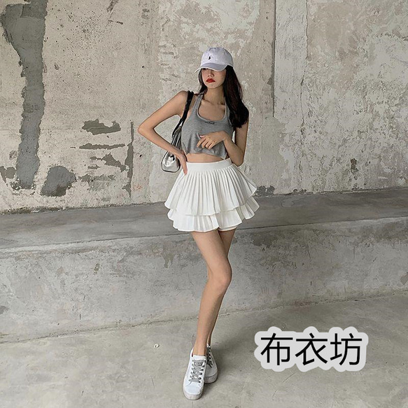 春新品 おしゃれフリル ミニ スカート ショートパンツ Aライン ミニ 
