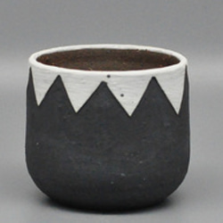 オリジナル作品  盆栽鉢 在銘 陶器 陶磁器植木鉢 ガーデニング 1枚目の画像