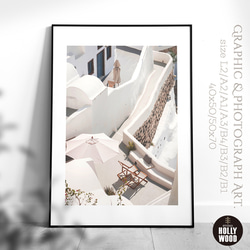 ☆インテリアフォトポスター -Santorini scenery-【284】 1枚目の画像