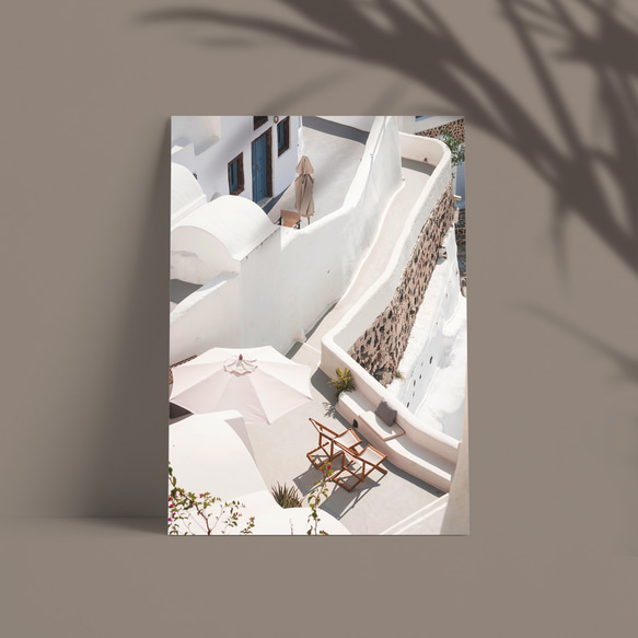 ☆インテリアフォトポスター -Santorini scenery-【284】 4枚目の画像