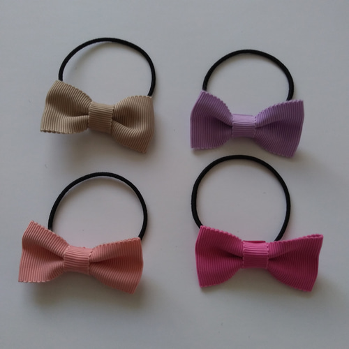 新色追加♡ グログラン　シャイニー　リボン　ヘアゴム  ヘアクリップ 新色追加♡ グログランシャイニーリボンヘアゴム ヘアクリップ