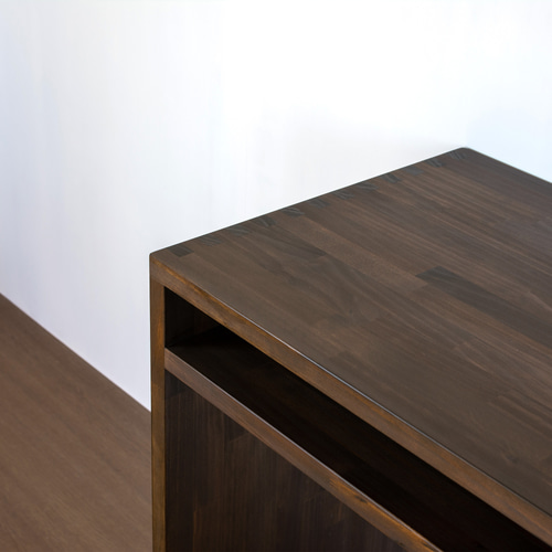 カウンターテーブル／ダークブラウン 机・デスク SG工房 通販 13827487