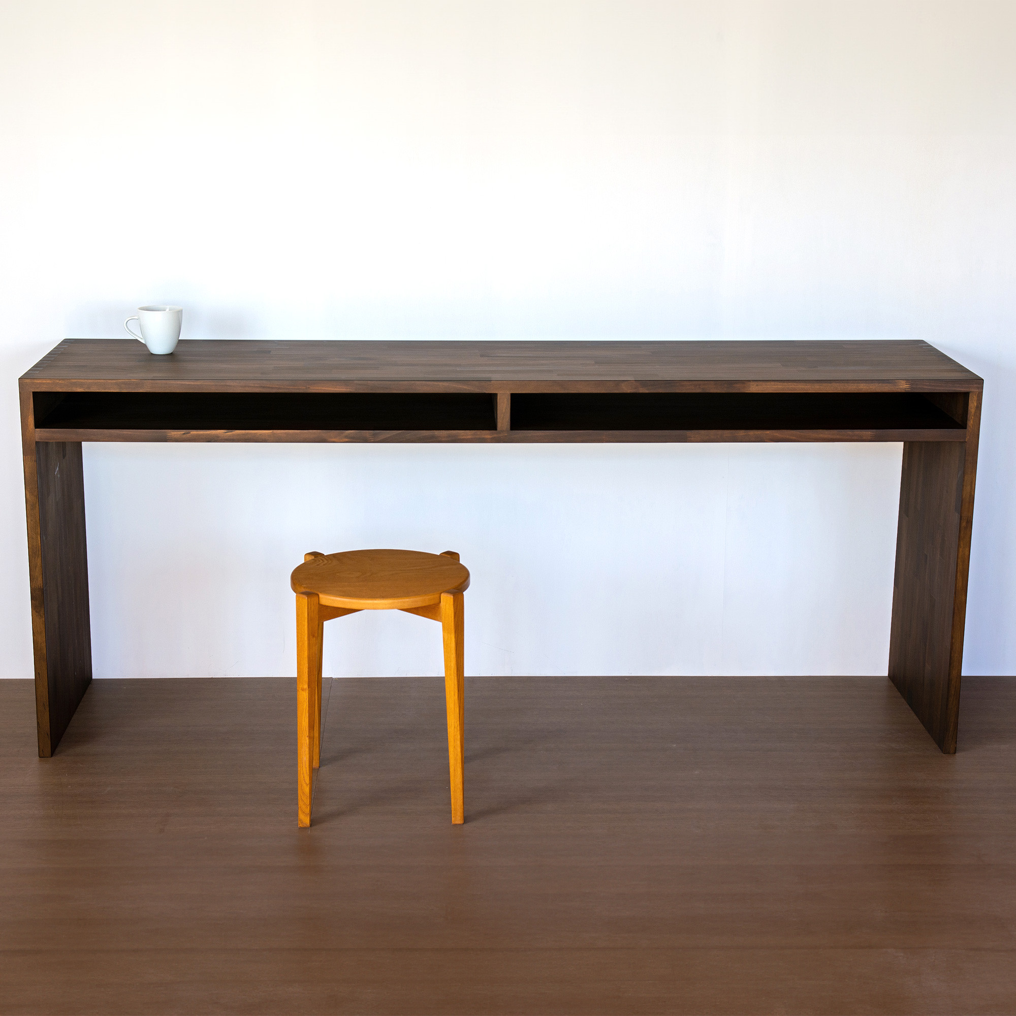 カウンターテーブル／ダークブラウン