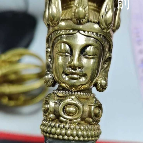 チベット密教法器 鐘 九鈷杵 金剛鈴 金剛杵セット 真鍮製 その他アート