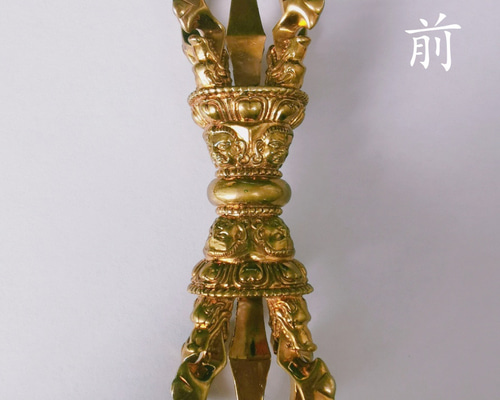 【超お買い得！】 金剛杵 大元憤怒五鈷杵 チベット仏教法器 密教法具 vajra 真鍮製 工芸品