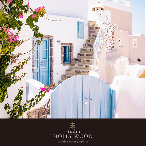 ☆インテリアフォトポスター -Santorini scenery-【301】 7枚目の画像