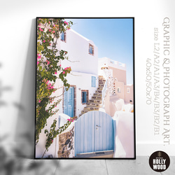 ☆インテリアフォトポスター -Santorini scenery-【301】 1枚目の画像