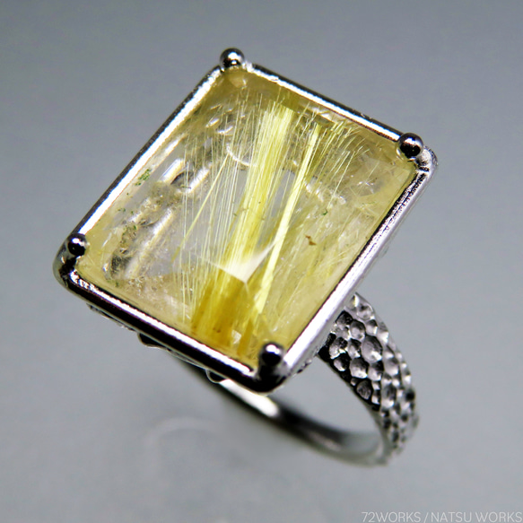 ルチルクォーツ リング / Rutile Quartz Ring 6枚目の画像