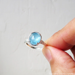 アクアマリンリング / Aquamarine Ring 3枚目の画像