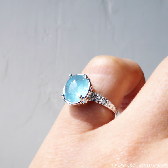 アクアマリンリング / Aquamarine Ring 5枚目の画像