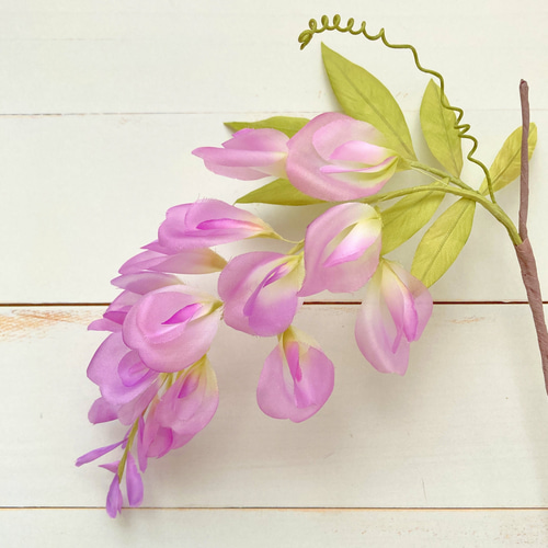  flower 様　アートフラワー　布花 手染め布花 アートフラワー 蘭の鉢植え ファレノプシス - メルカリ