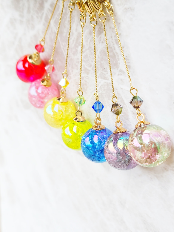 【顏色選擇】水氣球、溜溜球玻璃球吊飾、面具吊飾 第9張的照片