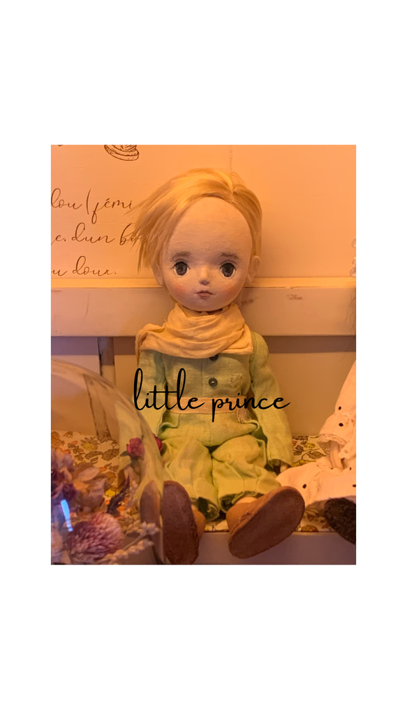 他サイトにてsold out 星の王子さま　遊里道ノブコ　人形作家　創作人形　littleprince 3枚目の画像