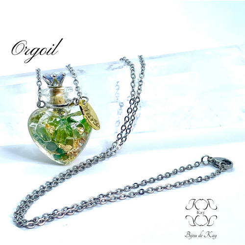 Orgoil 光波動ネックレス 『fairy オルゴナイト＋エッセンシャルオイル 