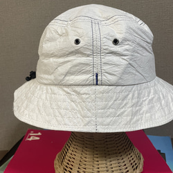 fear&desire astro paper bucket hat white 5枚目の画像