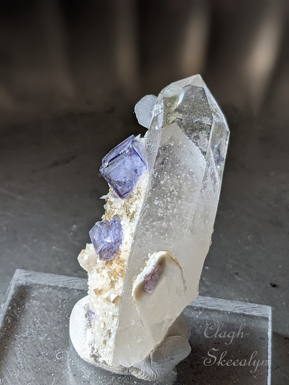 【Yaogangxian Fluorite】ヤオガンシャン産｜ファントムクォーツ with フローライト｜ 中国湖南省 2枚目の画像