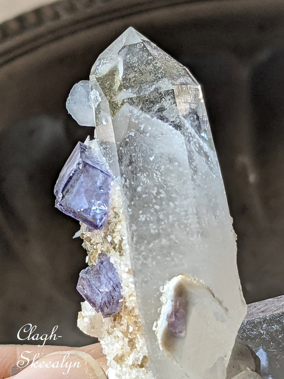 【Yaogangxian Fluorite】ヤオガンシャン産｜ファントムクォーツ with フローライト｜ 中国湖南省 13枚目の画像