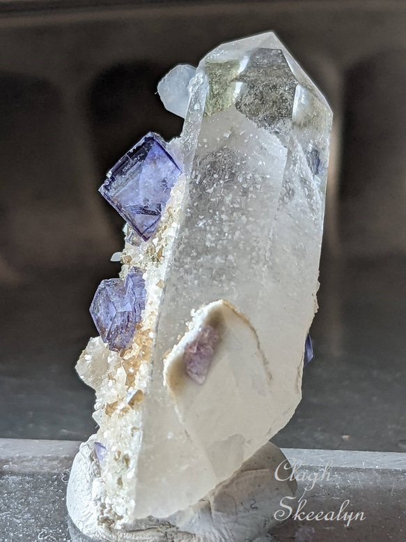 【Yaogangxian Fluorite】ヤオガンシャン産｜ファントムクォーツ with フローライト｜ 中国湖南省 4枚目の画像