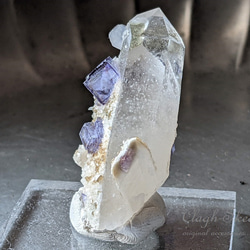 【Yaogangxian Fluorite】ヤオガンシャン産｜ファントムクォーツ with フローライト｜ 中国湖南省 12枚目の画像