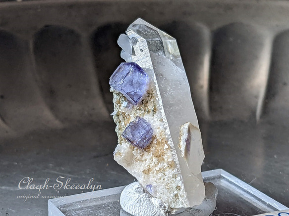 【Yaogangxian Fluorite】ヤオガンシャン産｜ファントムクォーツ with フローライト｜ 中国湖南省 10枚目の画像