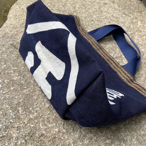 【お1人様1点限り】 前掛けのトートバック/古布リメイク トートバッグ 古布華 通販 トートバッグ