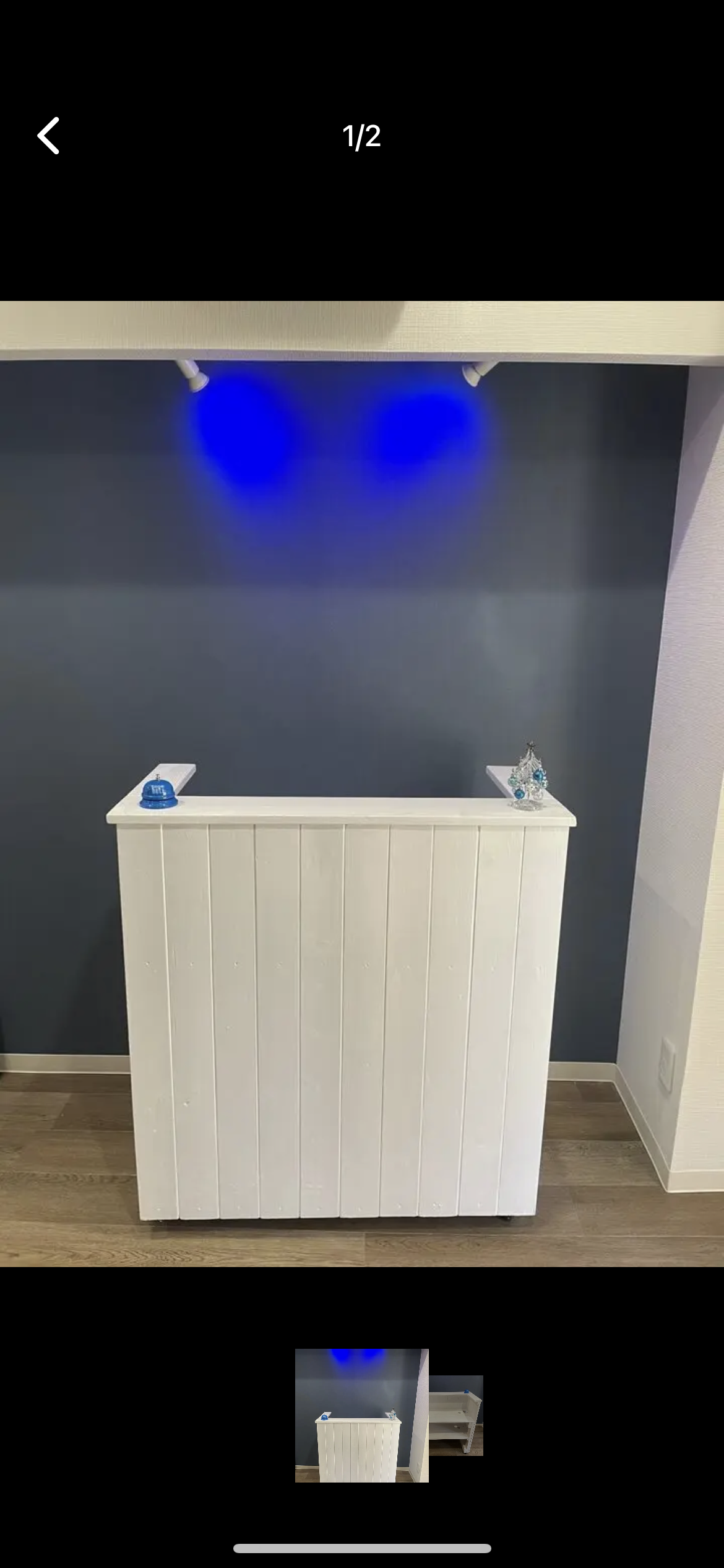 【コの字】カウンター　レジ　受付　幅73✖︎高さ98✖︎奥行き38センチ