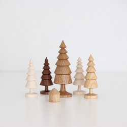 家と木の置物　6点セット 3枚目の画像