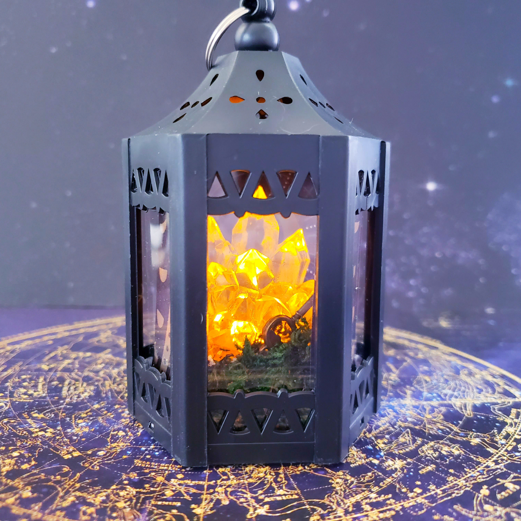 小さな鉱石ランプ/キャンドルクォーツ LED