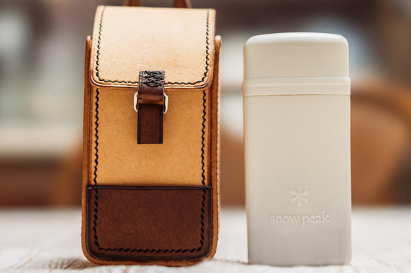 受注生産】スノーピーク ノクターン レザーケースVIVDO ナチュラル