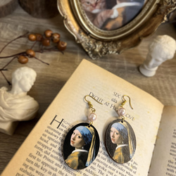 Girl with a Pearl Earring・Vintage style pierced/clip-on 3枚目の画像