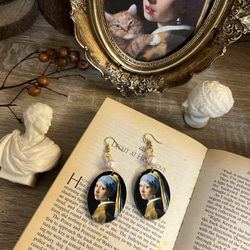 Girl with a Pearl Earring・Vintage style pierced/clip-on 9枚目の画像
