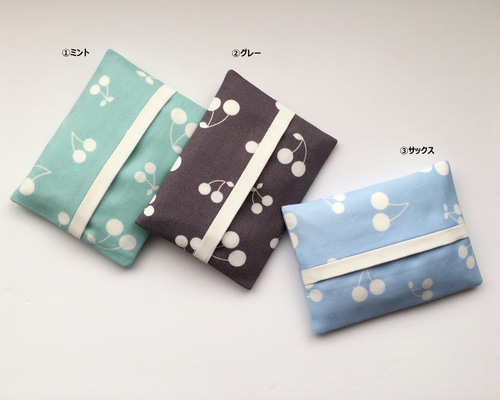 さくらんぼ ポケットティッシュケース その他ケース comono cafe