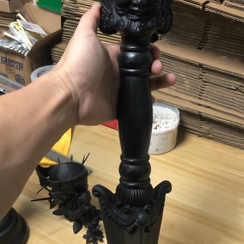 チベット仏教法器 穢迹金鋼撅 金剛杵 銅製品 vajra 66cm その他アート
