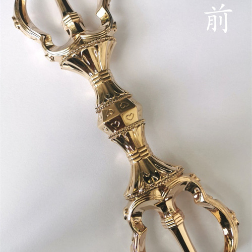 チベット密教法器 弘法大師 三鈷杵 愛心杵 金剛杵 真鍮製 vajra 23cm チベット密教法器 弘法大師 三鈷杵 愛心杵 金剛杵 真鍮製 vajra 23cm
