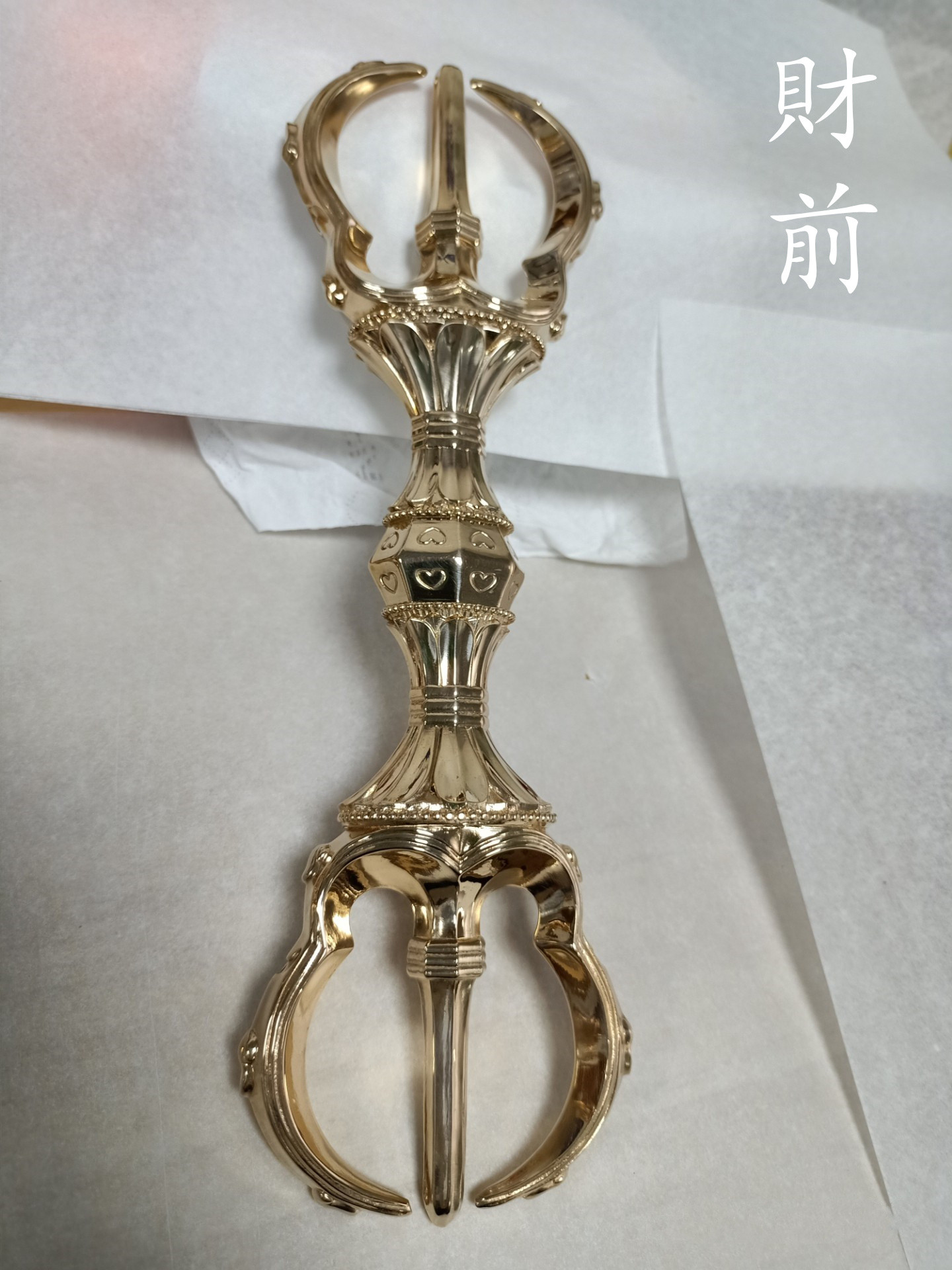 真鍮製 大々型10x10cm 宝鏡 灌頂用 新品 密教法具 真鍮製 大々型10x10cm 宝鏡 灌頂用 新品 密教法具