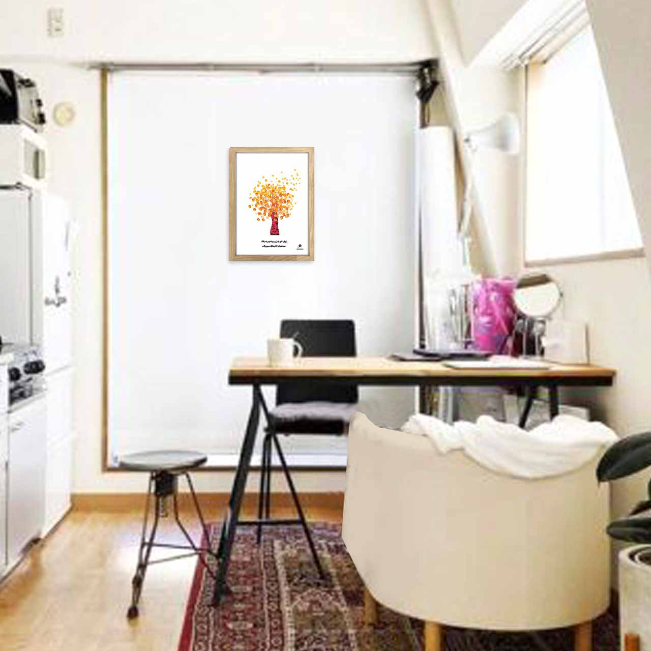 イラスト　ポスター　アート　seiで検索　誕生日　結婚祝い　新築祝い　ファンシー　植物　ｃ-57