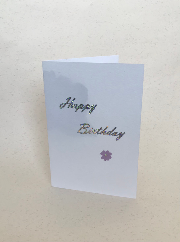 [送料無し] ポップアップカード「紫陽花」紫陽花ハンドメイド2024 6枚目の画像
