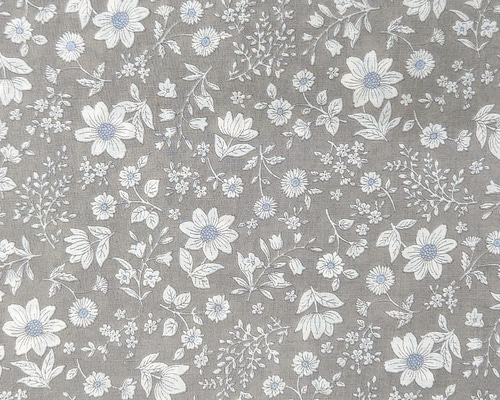 【8/1】袋帯☆花草模様（グレー） 袋帯 名品 関西仕立て 鳳凰 草花 金銀彩 刺繍 ベージュ お太鼓柄