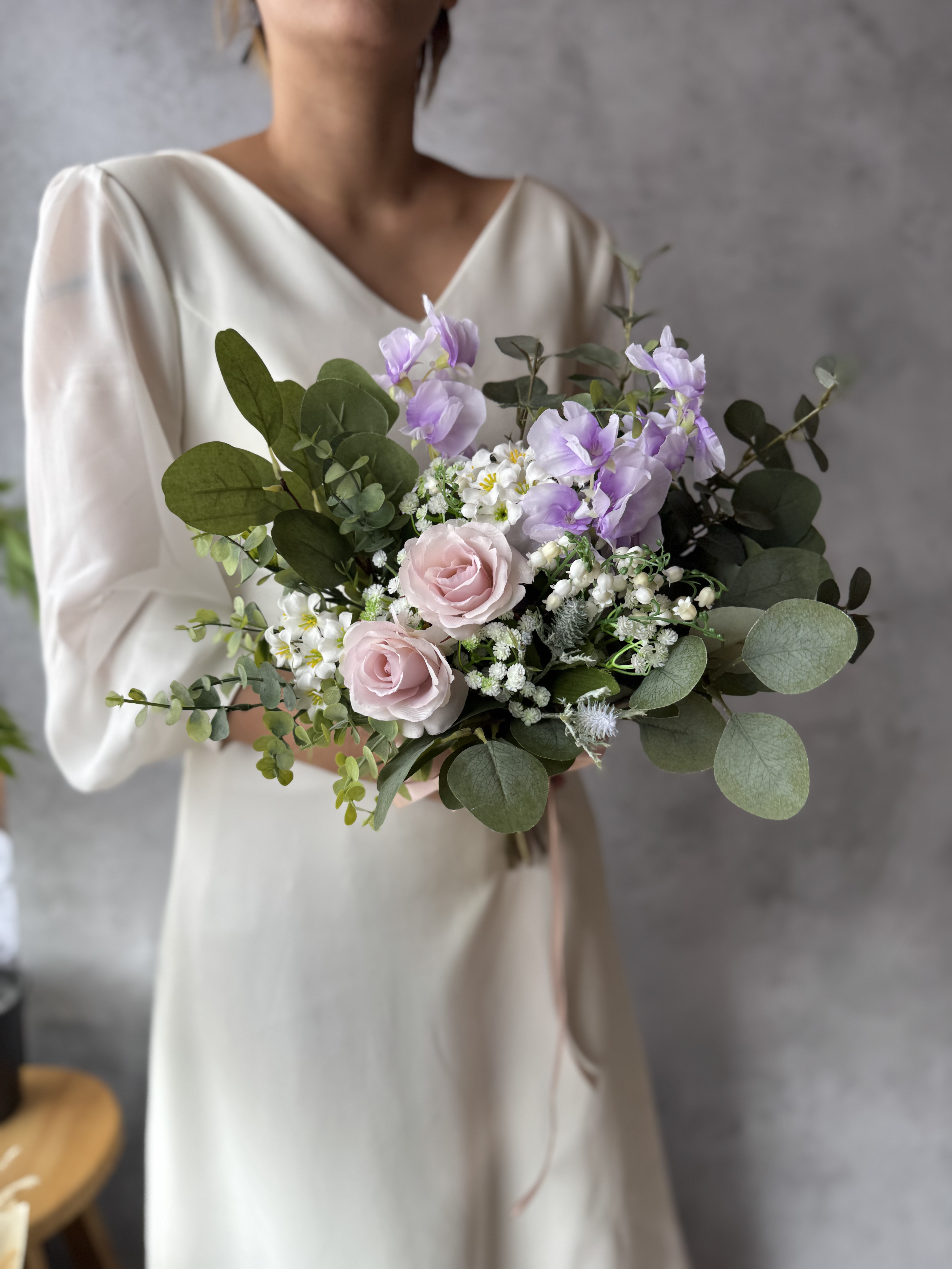 【送料無料】大人ナチュラルクラッチブーケ☆ブートニア