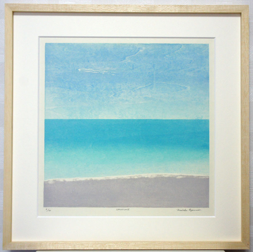 contrail  木版画【送料無料】 26,400円