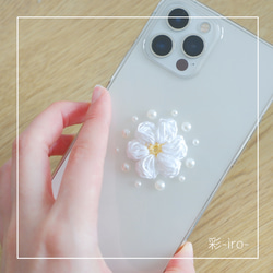 お花のスマホケース 3枚目の画像