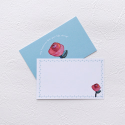 メッセージカード封筒セット（レトロ薔薇） 4枚目の画像