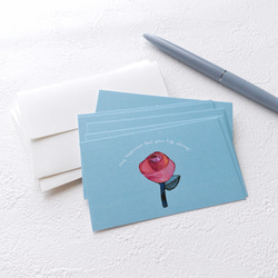 メッセージカード封筒セット（レトロ薔薇） 8枚目の画像