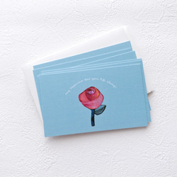 メッセージカード封筒セット（レトロ薔薇） 6枚目の画像