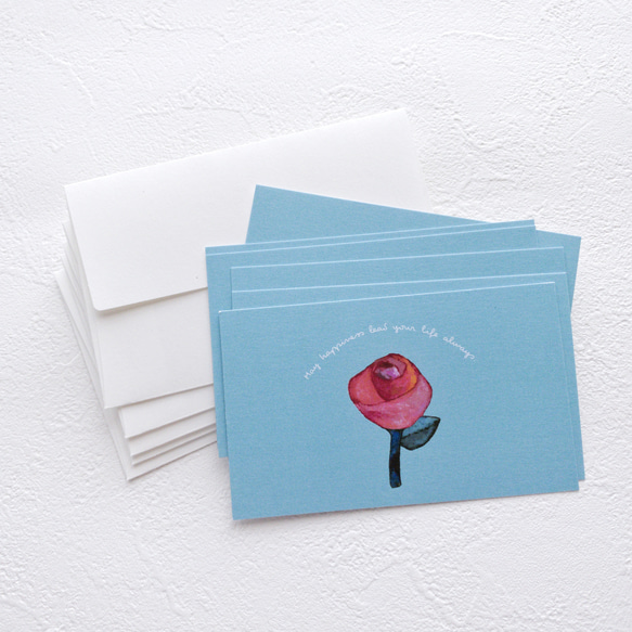 メッセージカード封筒セット（レトロ薔薇） 2枚目の画像