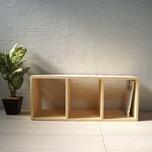 8000】飾り棚 3段 和風