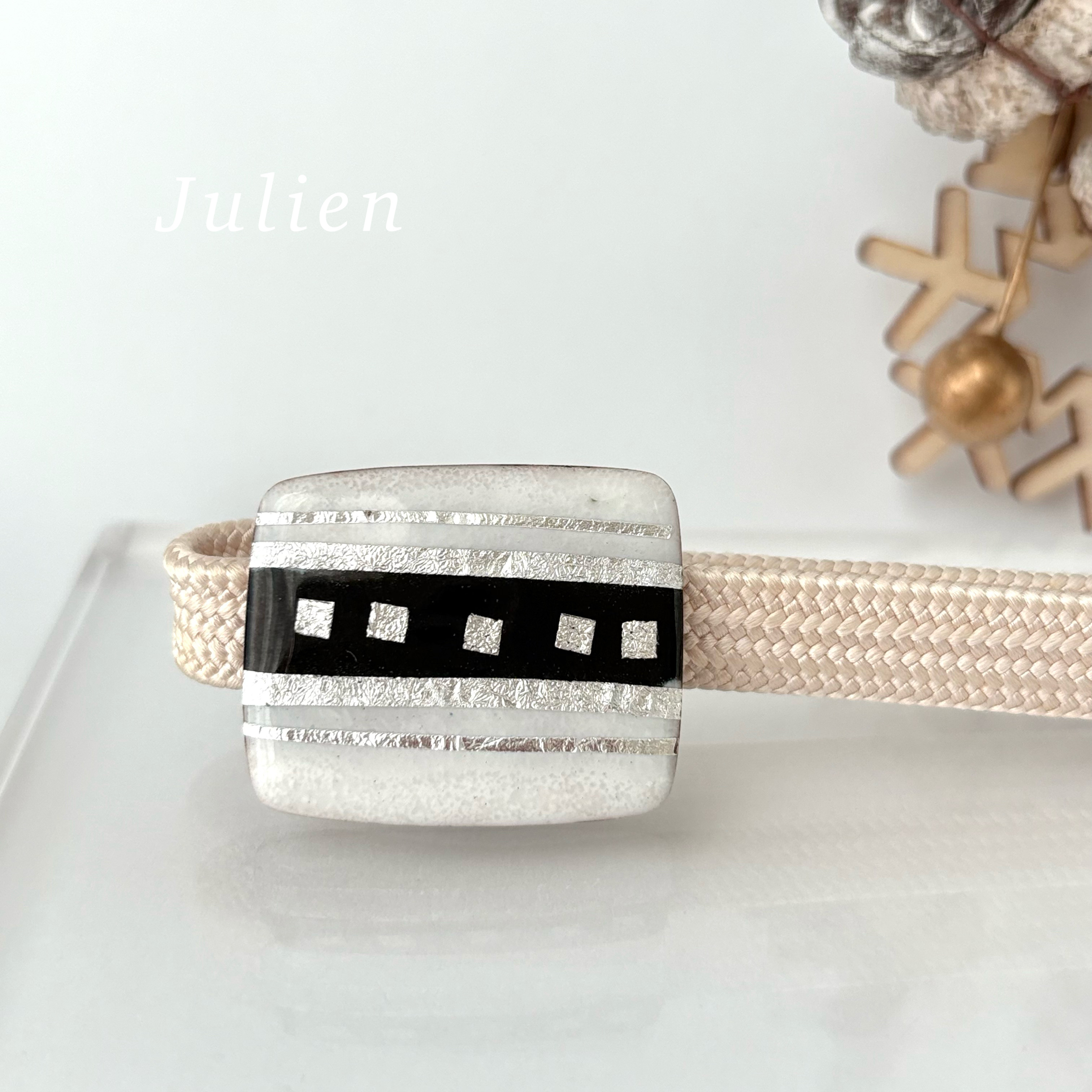 七宝焼き帯留め (587)