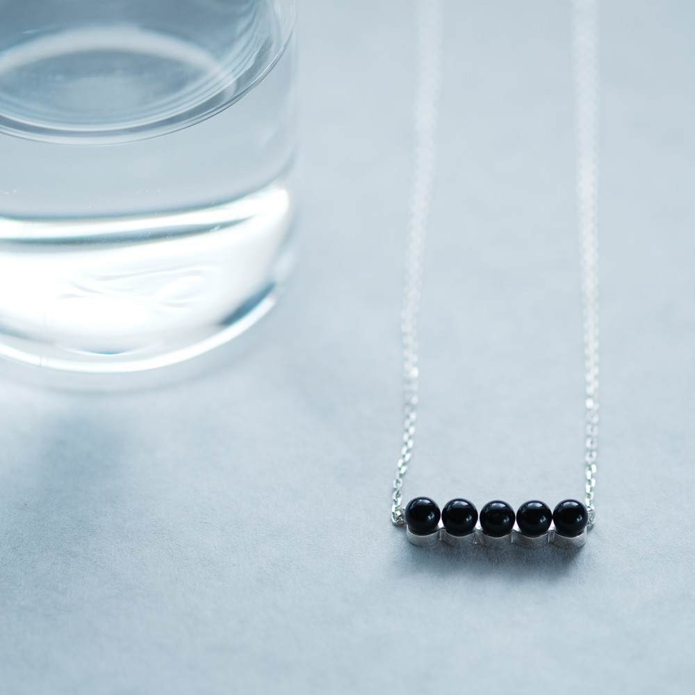 オニキス ネックレス シルバー925 ネックレス・ペンダント