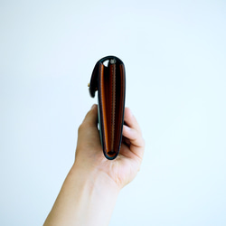 flap long wallet [ ターコイズ ] フラップロングウォレット 長財布 6枚目の画像